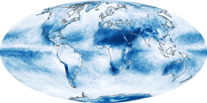 Global Map Cloud Fraction Image 261