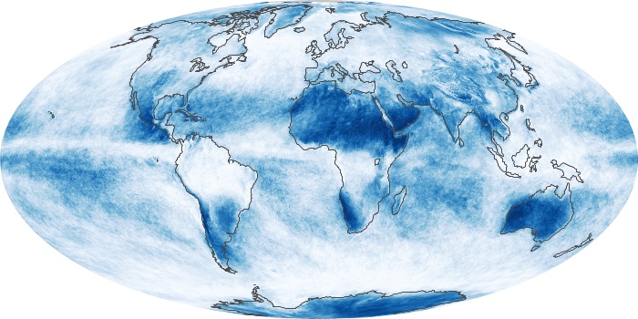 Global Map Cloud Fraction Image 234