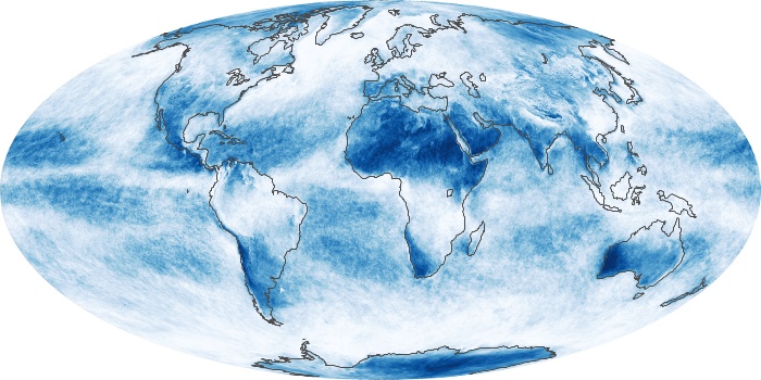 Global Map Cloud Fraction Image 187