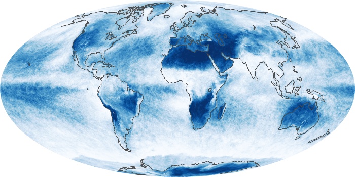 Global Map Cloud Fraction Image 242