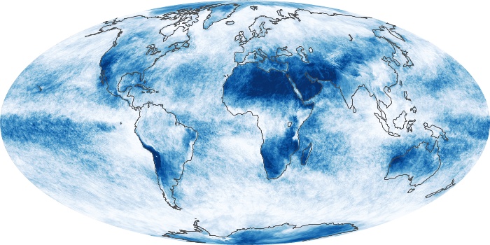 Global Map Cloud Fraction Image 244