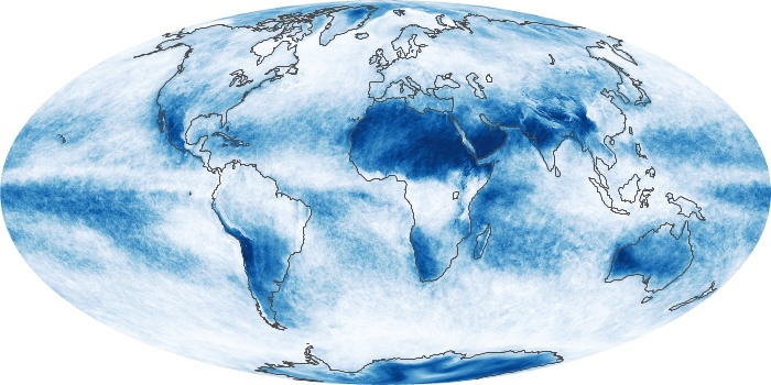 Global Map Cloud Fraction Image 245