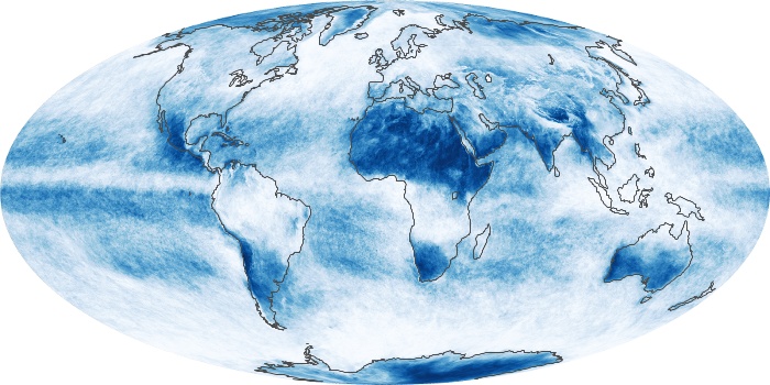 Global Map Cloud Fraction Image 199