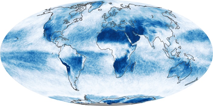 Global Map Cloud Fraction Image 252
