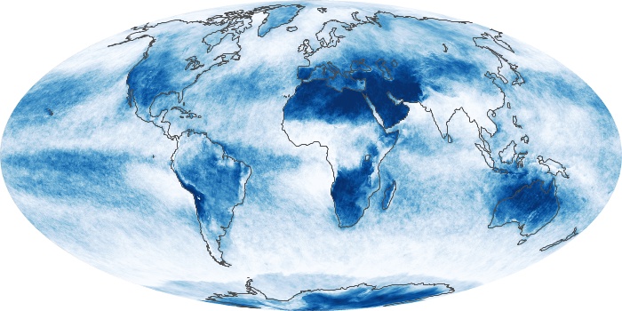 Global Map Cloud Fraction Image 206