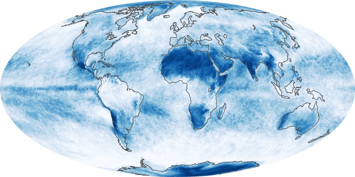 Global Map Cloud Fraction Image 290