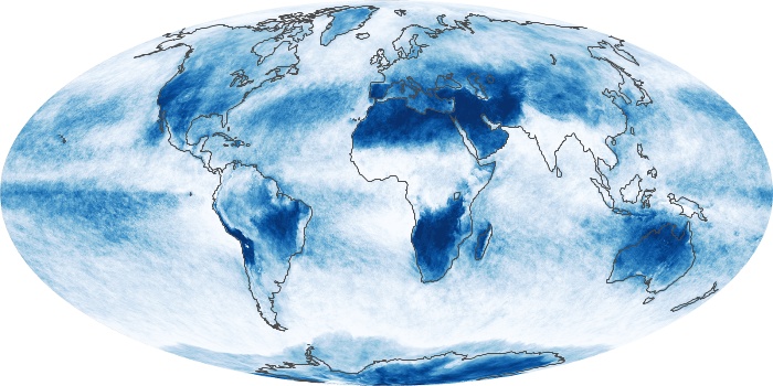 Global Map Cloud Fraction Image 266