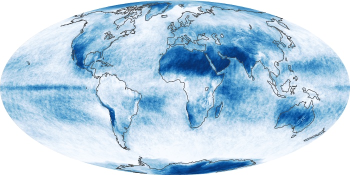 Global Map Cloud Fraction Image 274