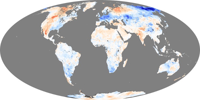 Global Map Land Surface Temperature Anomaly Image 20