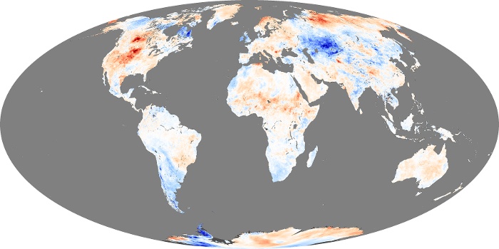 Global Map Land Surface Temperature Anomaly Image 28