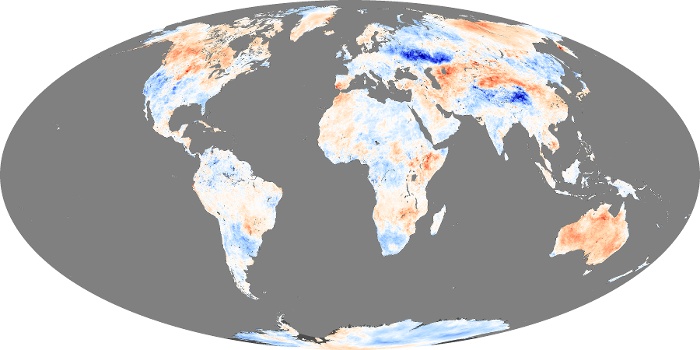 Global Map Land Surface Temperature Anomaly Image 35