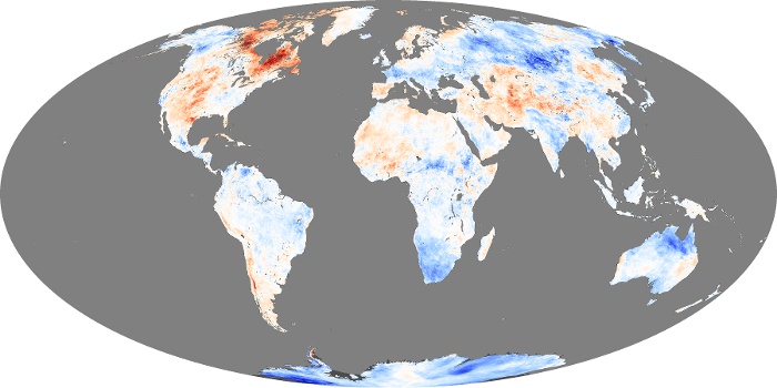 Global Map Land Surface Temperature Anomaly Image 48