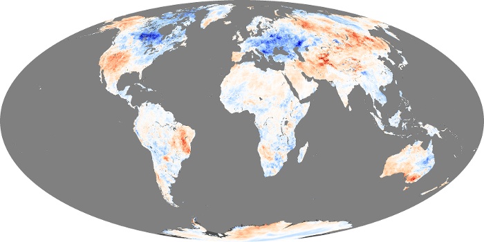 Global Map Land Surface Temperature Anomaly Image 35