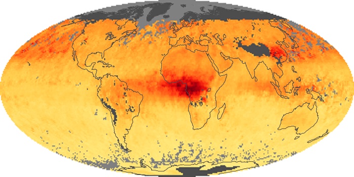 Global Map Carbon Monoxide Image 1