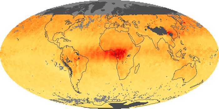 Global Map Carbon Monoxide Image 90