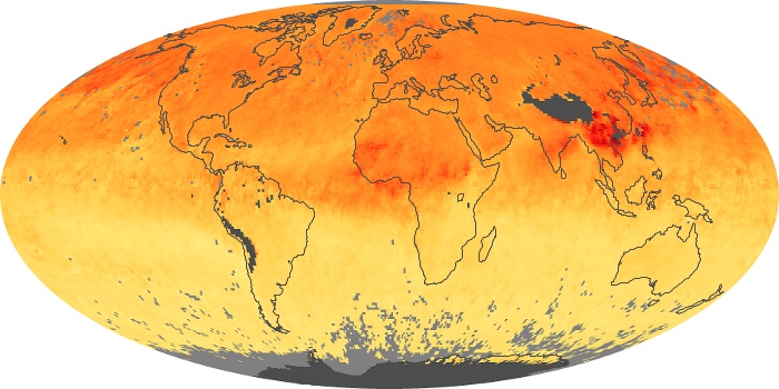 Global Map Carbon Monoxide Image 122