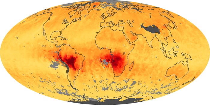 Global Map Carbon Monoxide Image 127