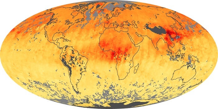 Global Map Carbon Monoxide Image 133