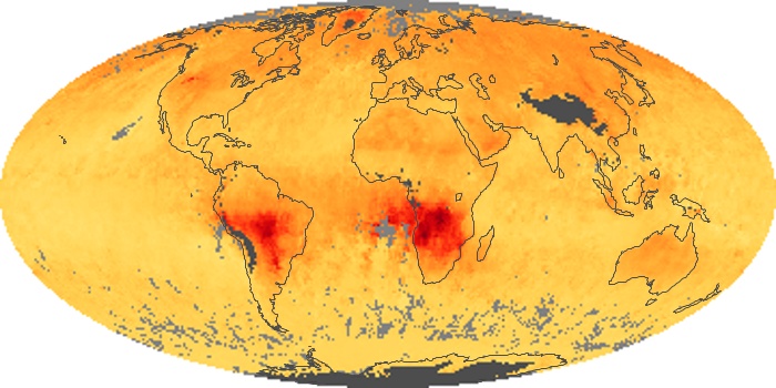 Global Map Carbon Monoxide Image 123