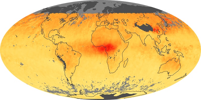 Global Map Carbon Monoxide Image 154