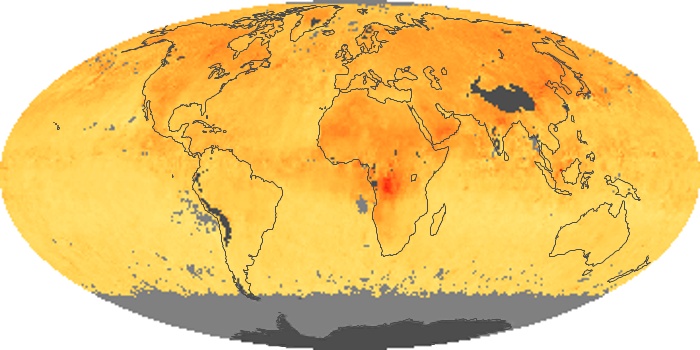 Global Map Carbon Monoxide Image 160