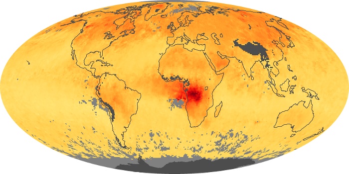 Global Map Carbon Monoxide Image 174