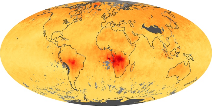 Global Map Carbon Monoxide Image 117