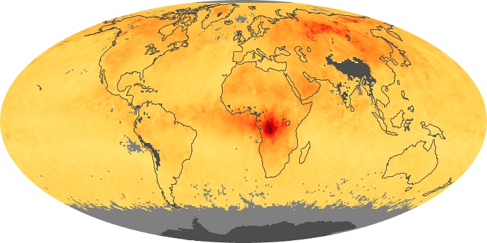 Global Map Carbon Monoxide Image 197