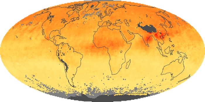 Global Map Carbon Monoxide Image 130