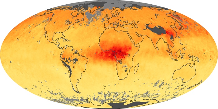 Global Map Carbon Monoxide Image 216