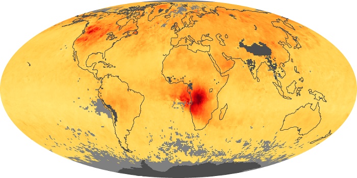 Global Map Carbon Monoxide Image 222