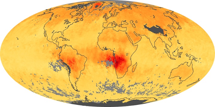 Global Map Carbon Monoxide Image 223