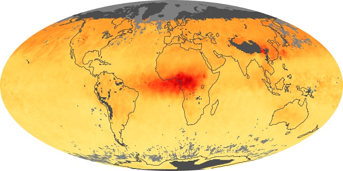 Global Map Carbon Monoxide Image 227