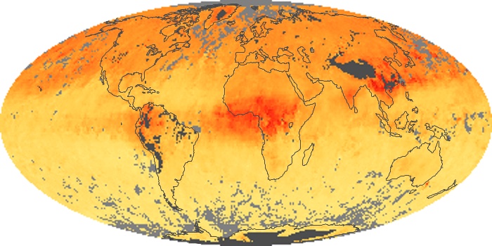 Global Map Carbon Monoxide Image 201