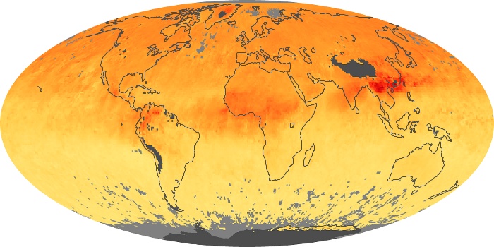 Global Map Carbon Monoxide Image 230