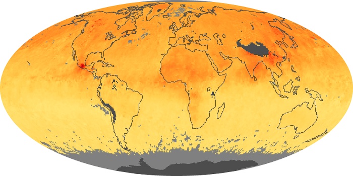 Global Map Carbon Monoxide Image 231