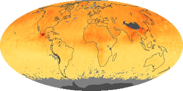 Global Map Carbon Monoxide Image 155