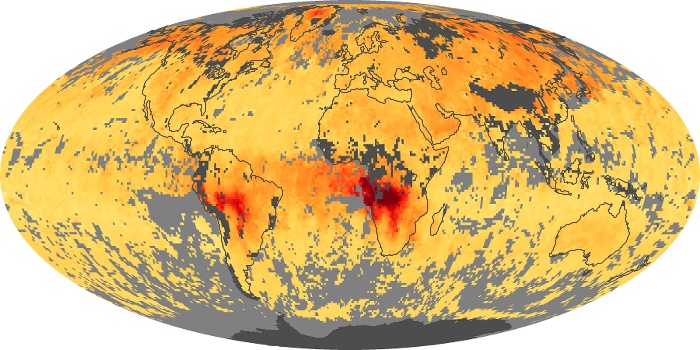 Global Map Carbon Monoxide Image 234