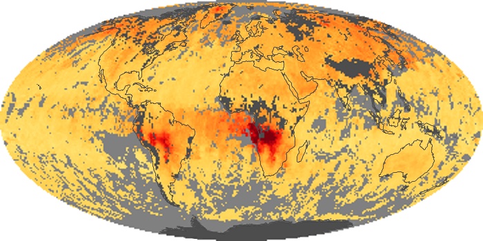 Global Map Carbon Monoxide Image 206