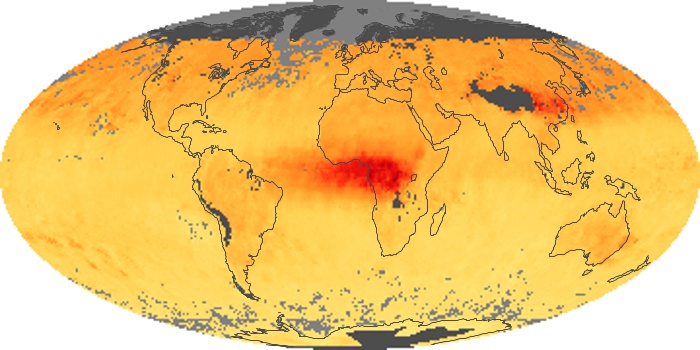 Global Map Carbon Monoxide Image 163