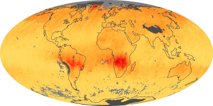 Global Map Carbon Monoxide Image 260