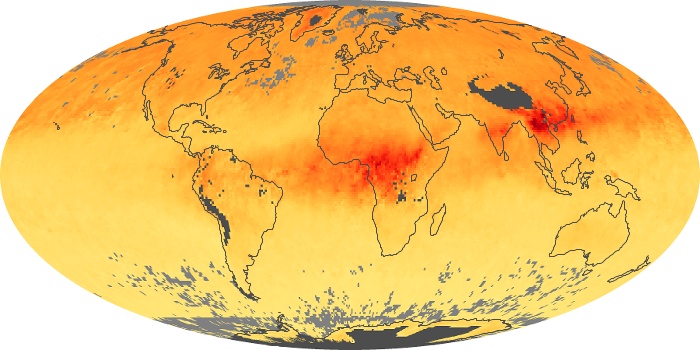 Global Map Carbon Monoxide Image 201
