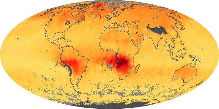 Global Map Carbon Monoxide Image 207