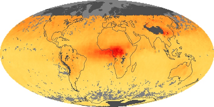 Global Map Carbon Monoxide Image 286