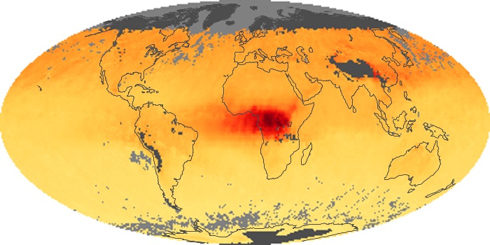 Global Map Carbon Monoxide Image 287