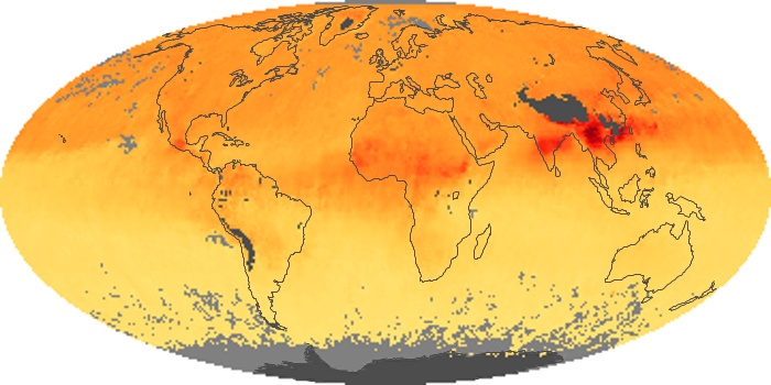 Global Map Carbon Monoxide Image 290