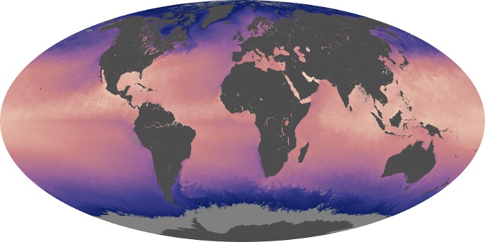 Global Map Sea Surface Temperature Image 1