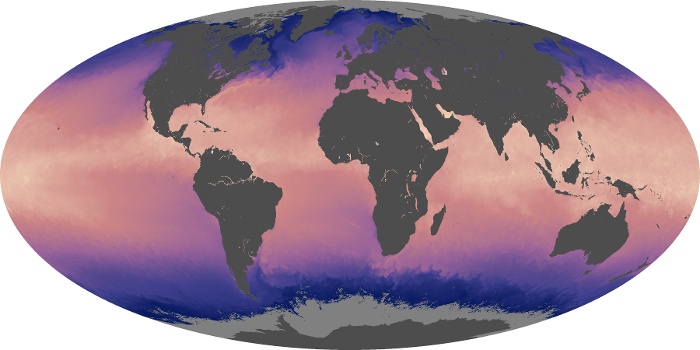 Global Map Sea Surface Temperature Image 4