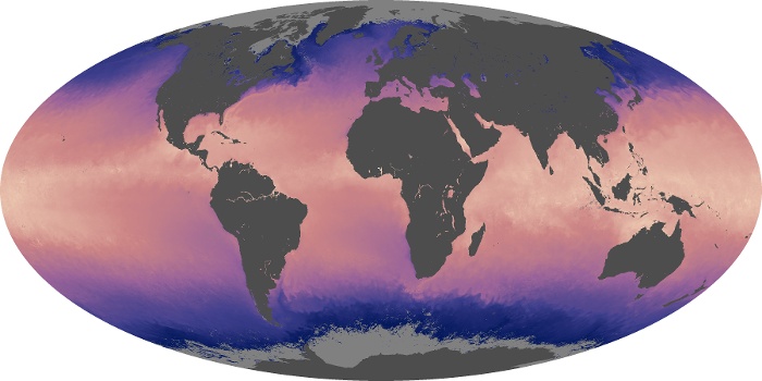 Global Map Sea Surface Temperature Image 5