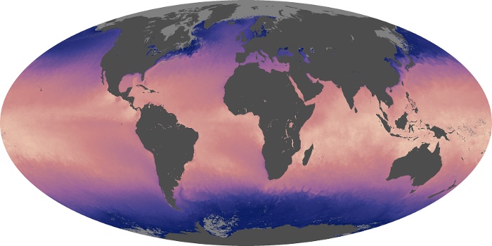 Global Map Sea Surface Temperature Image 7